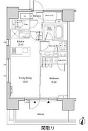 ザ・パークハビオ代々木 401 間取り図