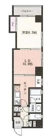 スクエアードコート日本橋人形町 802 間取り図