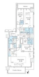 パークコート一番町 7階 間取り図