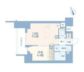 シャリエ椎名町 4階 間取り図
