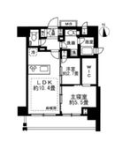 ピアース南麻布 10階 間取り図