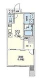レジデンスセゾン子安 302 間取り図
