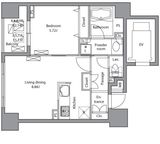 レジディア神田岩本町 1201 間取り図