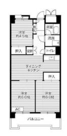 ビレッジハウス品川八潮タワー 1-306 間取り図