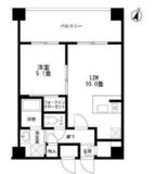 コモド川崎 1002 間取り図