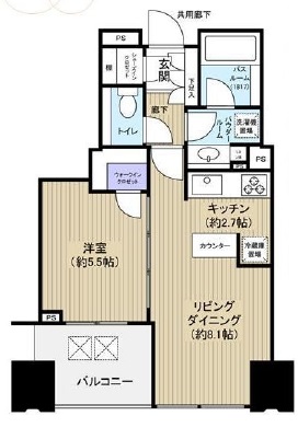 シティタワーズ豊洲ザ・ツイン サウスタワー 34階 間取り図