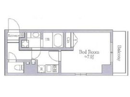 レジディア南品川 302 間取り図
