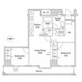 グレイスコート木場パークサイド 9階 間取り図