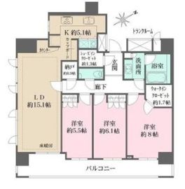 渋谷アインス 6階 間取り図