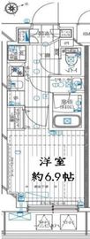 レガリス溝の口 403 間取り図