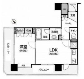 藤和シティホームズ御茶の水 1階 間取り図