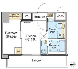 Fuu Oimachi by LATIERRA　 902 間取り図