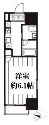 レオーネ文京音羽 W701 間取り図