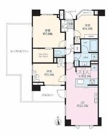 ブランズ文京白山 6階 間取り図