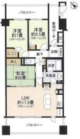 ライオンズマンション横濱元町キャナリシア 2階 間取り図