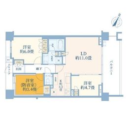 クラッシィハウス練馬豊玉 3階 間取り図