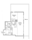 ザ・パークレックス南麻布 602 間取り図