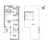 コンフォリア・リヴ渋谷本町 504 間取り図