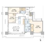 パークタワー品川ベイワード 21階 間取り図