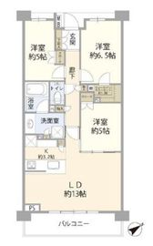 パークホームズ世田谷豪徳寺翠景邸 2階 間取り図