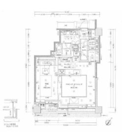 プレミスト南平台 1階 間取り図