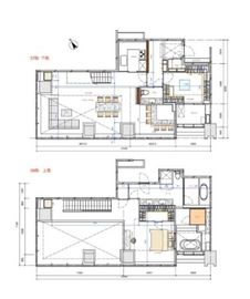シティタワー麻布十番 37階 間取り図
