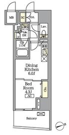 テラス北千住 301 間取り図
