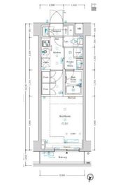アクサスレジデンス外苑 5階 間取り図