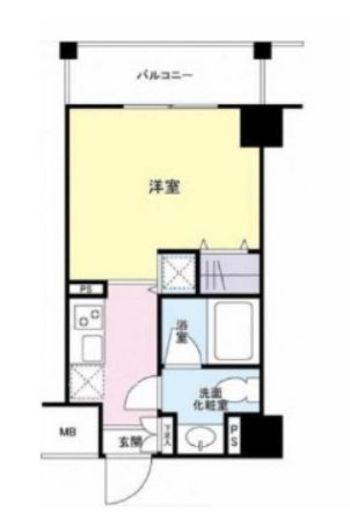 アーバンファースト神楽坂 8階 間取り図
