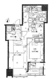 大崎ウエストシティタワーズ イースト 14階 間取り図