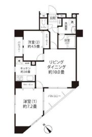アムフラット蔵前ステーションフロント 6階 間取り図