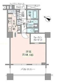 ブリリアマーレ有明 19階 間取り図