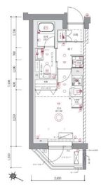 AZEST阪東橋Ⅱ 8階 間取り図