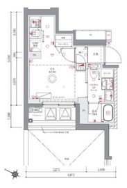 AZEST阪東橋Ⅱ 8階 間取り図