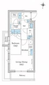 スタイリオ池上SOUTH 207 間取り図