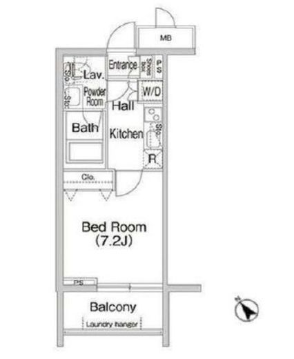 コンフォリア中落合 209 間取り図