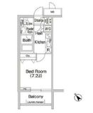 コンフォリア中落合 209 間取り図