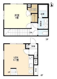ウェルスクエアイズム文京小日向 401 間取り図