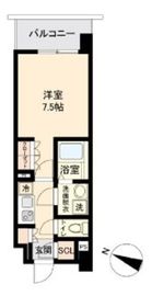 オープンブルーム二子 615 間取り図