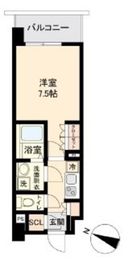 オープンブルーム二子 614 間取り図