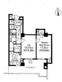 アパートメンツ東山 211 間取り図