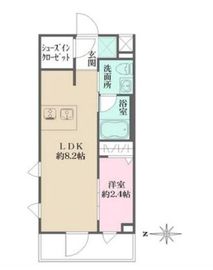 La Perla JiyugaokaⅡ (ラペルラ自由が丘Ⅱ) 207 間取り図