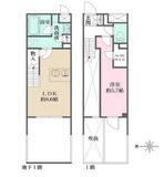 La Perla JiyugaokaⅡ (ラペルラ自由が丘Ⅱ) 106 間取り図