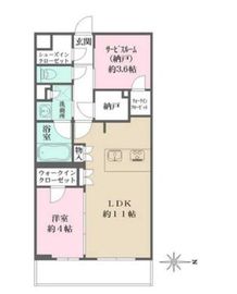 La Perla JiyugaokaⅡ (ラペルラ自由が丘Ⅱ) 203 間取り図