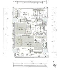 アトラス麻布十番 8階 間取り図