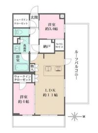 La Perla JiyugaokaⅡ (ラペルラ自由が丘Ⅱ) 301 間取り図