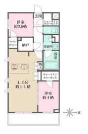 La Perla JiyugaokaⅡ (ラペルラ自由が丘Ⅱ) 303 間取り図