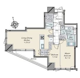 三田ガーデンヒルズ NORTH HILL 7階 間取り図