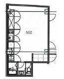 BIRTH神宮前 (バース神宮前) 502 間取り図