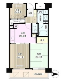 フレスコ川崎 202 間取り図